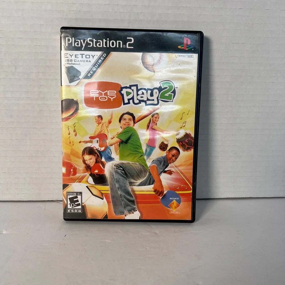 EyeToy Play 2 Sony PlayStation 2 PS2 2005 CIB Manual SCUS-97495 NTSC-U/C